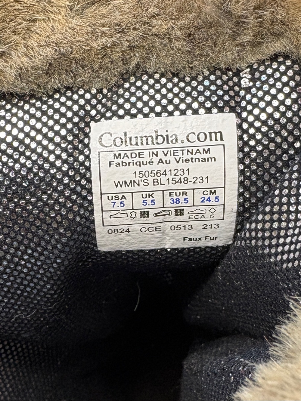 Columbia Sierra Summette Women's Winter Boots Size 7.5 - Brown Waterproof NWOB - Picture 9 of 9